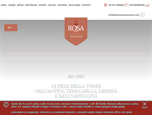 Tablet Screenshot of hotelrosasanmarino.com